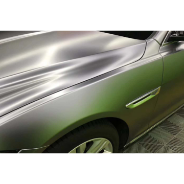 Satin metallic iron grey wrap vinyl